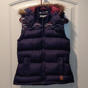Tokyo Laundry puffer vest women's small